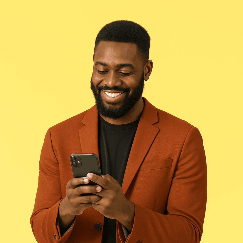 Educator in teal blazer with tablet